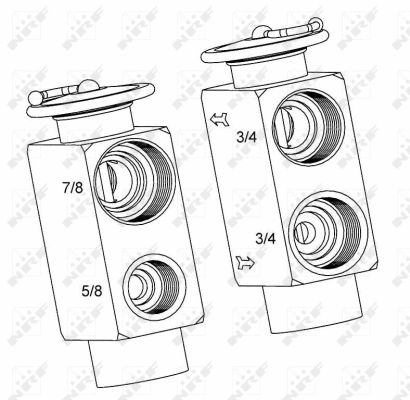 Expansion Valve, air conditioning (38392)