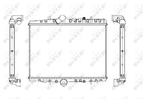 Radiator, engine cooling (55346)