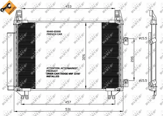 Condenser, air conditioning
