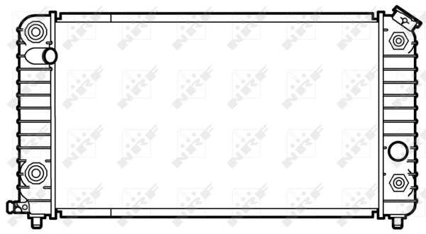 Radiator, engine cooling (50338)