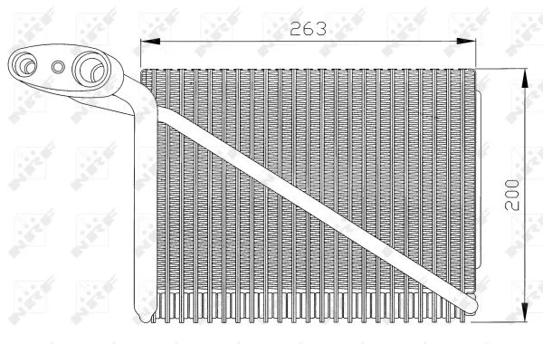 Evaporator, air conditioning