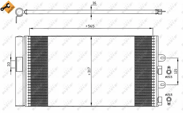 Condenser, air conditioning