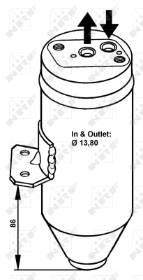 Dryer, air conditioning (33109)