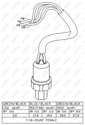 Pressure Switch, air conditioning