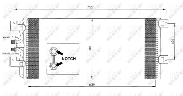 Condenser, air conditioning (35140)