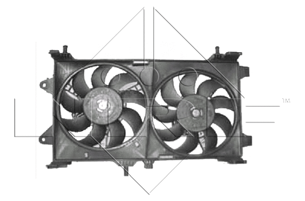 Fan, engine cooling (47802)