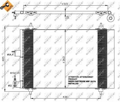 Condenser, air conditioning