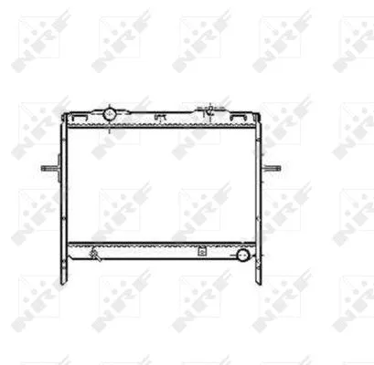 Radiator, engine cooling (53370)