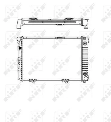 Radiator, engine cooling (516574)