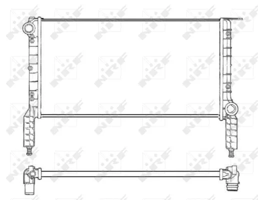 Radiator, engine cooling (53232)
