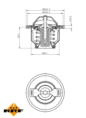 Thermostat, coolant (725205)