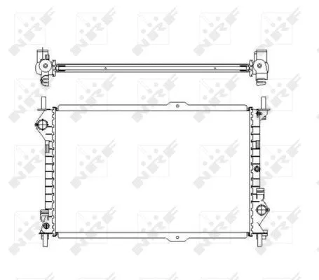 Radiator, engine cooling (54755)