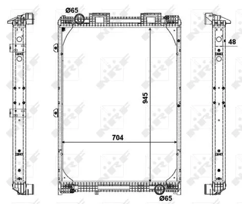 Radiator, engine cooling
