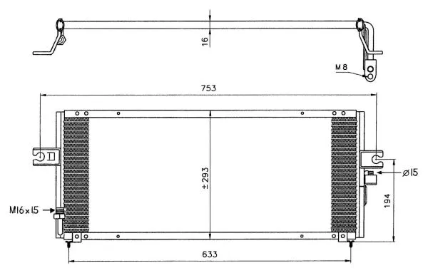 Condenser, air conditioning (35331)