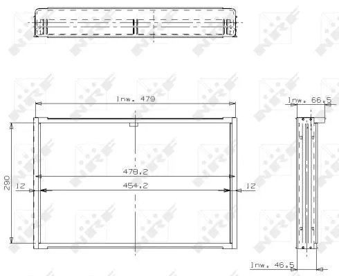 Core, radiator (17101)