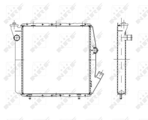 Radiator, engine cooling