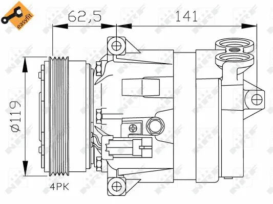 Compressor, air conditioning