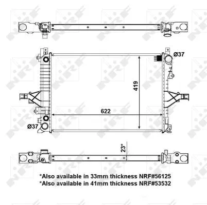 Radiator, engine cooling