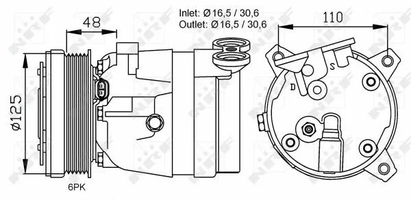Compressor, air conditioning