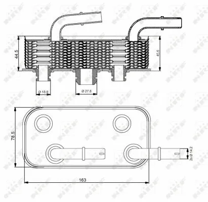 Oil Cooler, automatic transmission