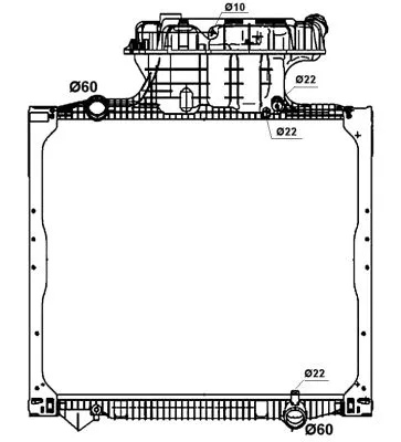 Radiator, engine cooling