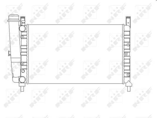 Radiator, engine cooling (54701)