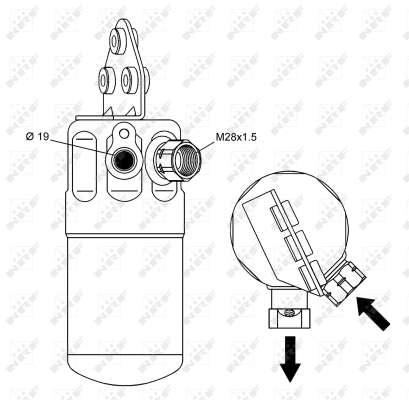 Dryer, air conditioning (33236)