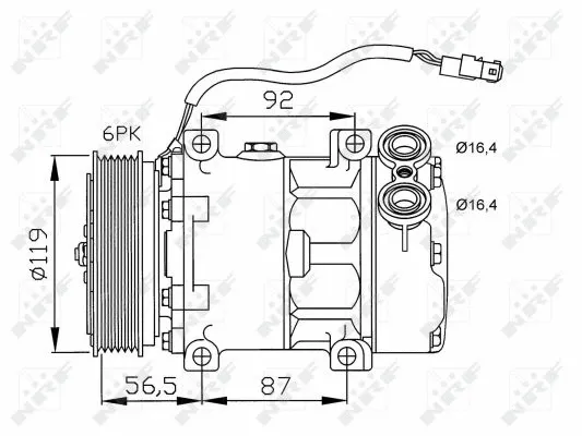 Compressor, air conditioning