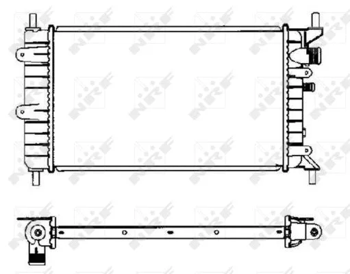 Radiator, engine cooling (504437)