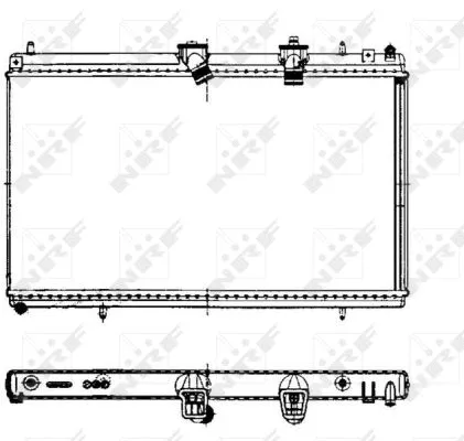 Radiator, engine cooling (50442)