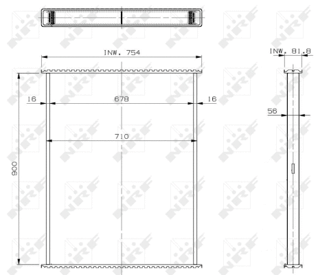 Core, radiator (29610)