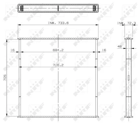 Core, radiator (29798)