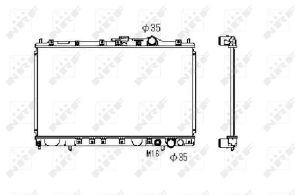 Radiator, engine cooling