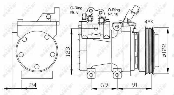 Compressor, air conditioning