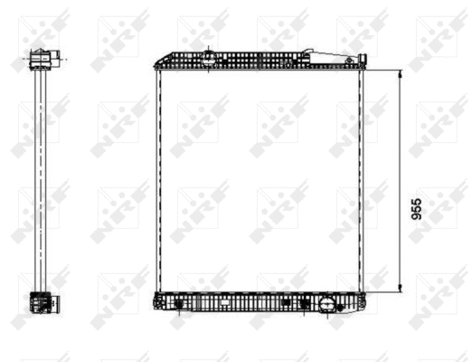 Radiator, engine cooling (509577)