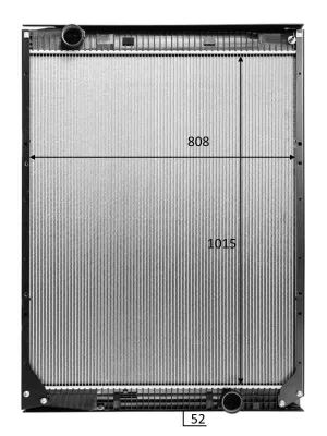 Radiator, engine cooling (50194X)