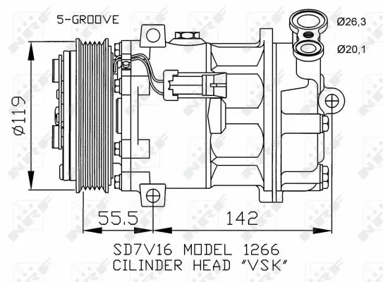 Compressor, air conditioning