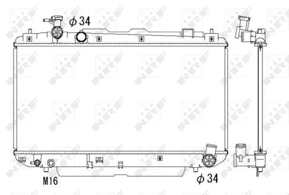 Radiator, engine cooling