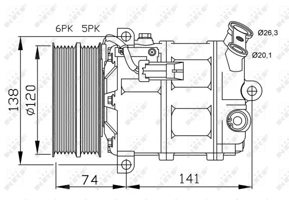 Compressor, air conditioning