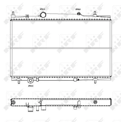 Radiator, engine cooling
