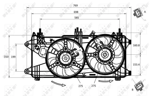 Fan, engine cooling