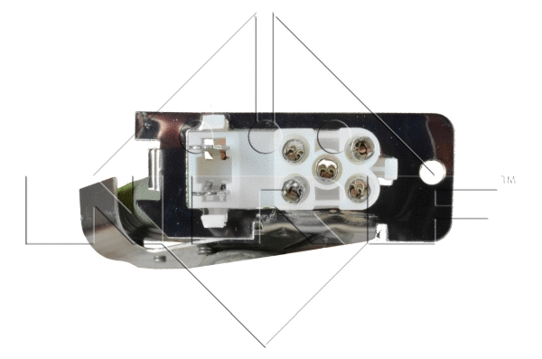 Resistor, interior blower