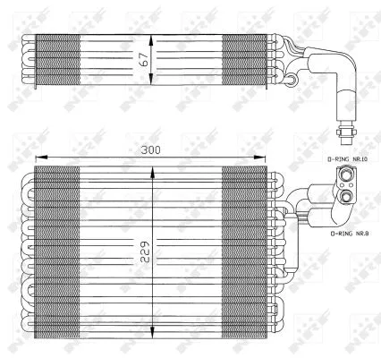 Evaporator, air conditioning