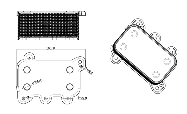 Oil Cooler, engine oil