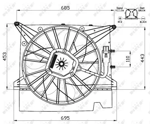 Fan, engine cooling