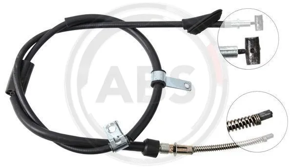 Cable Pull, parking brake (K11336)