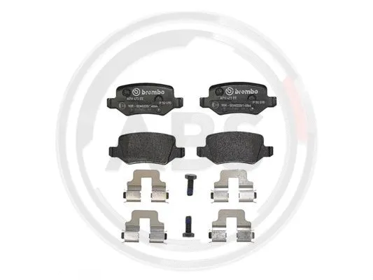 Brake Pad Set, disc brake (P50090)