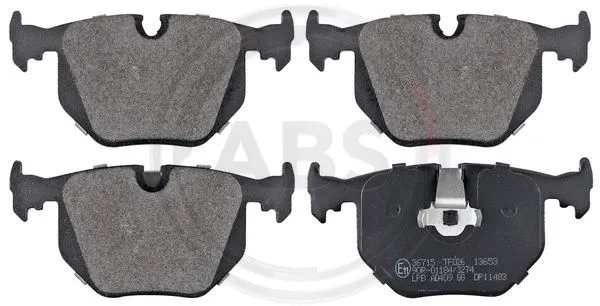 Brake Pad Set, disc brake (36715)