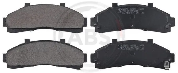 Brake Pad Set, disc brake (38652)