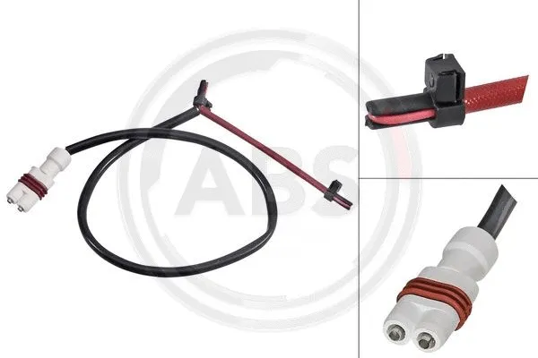 Warning Contact, brake pad wear (39576)